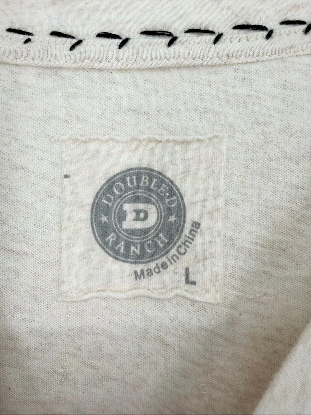 Double D Ranch Long Sleeve Top Beaded - Picture 6 of 10